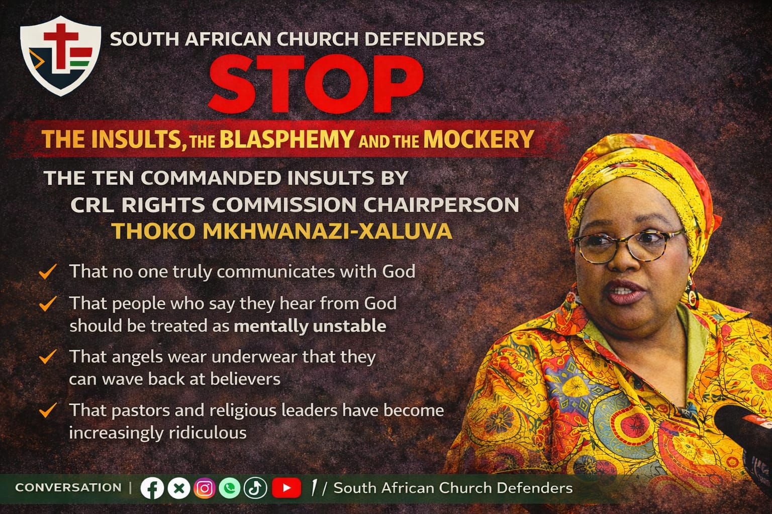 The Insults, the Blasphemy and the Mockery